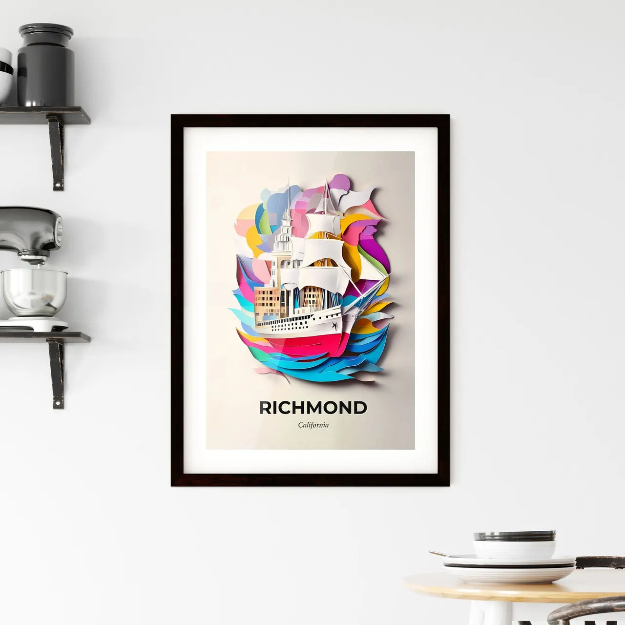 Vivid Richmond, California, Framed Wall Art
