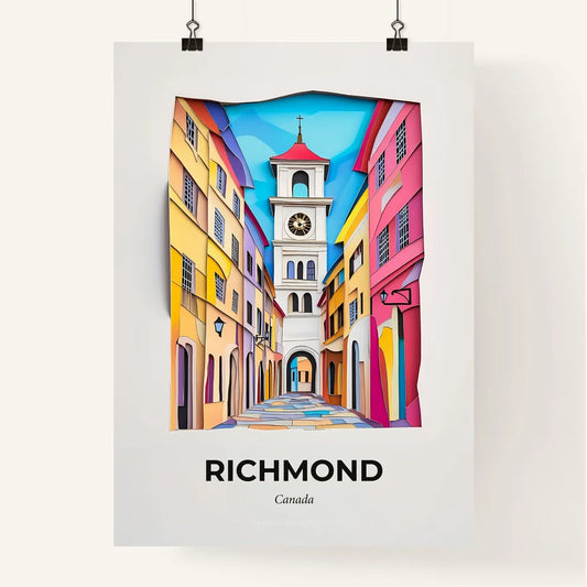 Vivid Richmond, Canada, Colorful Poster