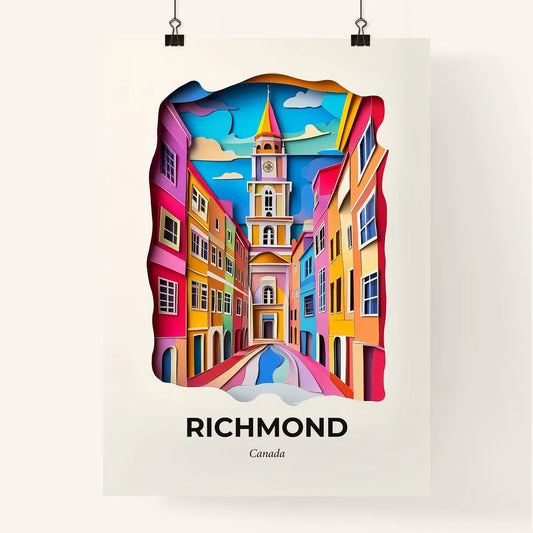 Vivid Richmond, Canada, Colorful Poster