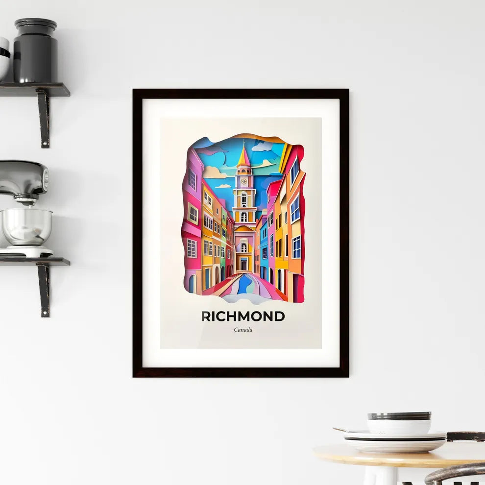 Vivid Richmond, Canada, Framed Wall Art