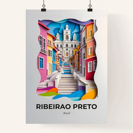 Vivid Ribeirao Preto, Brazil, Colorful Poster