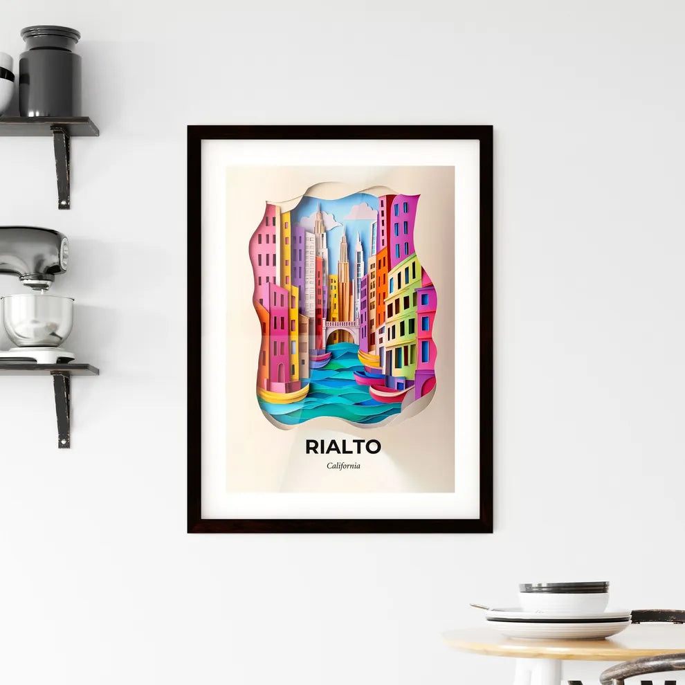 Vivid Rialto, California, Framed Wall Art