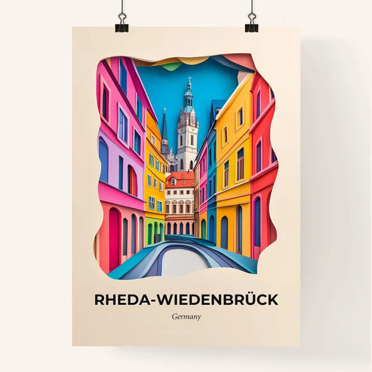 Vivid Rhed, Colorful Poster