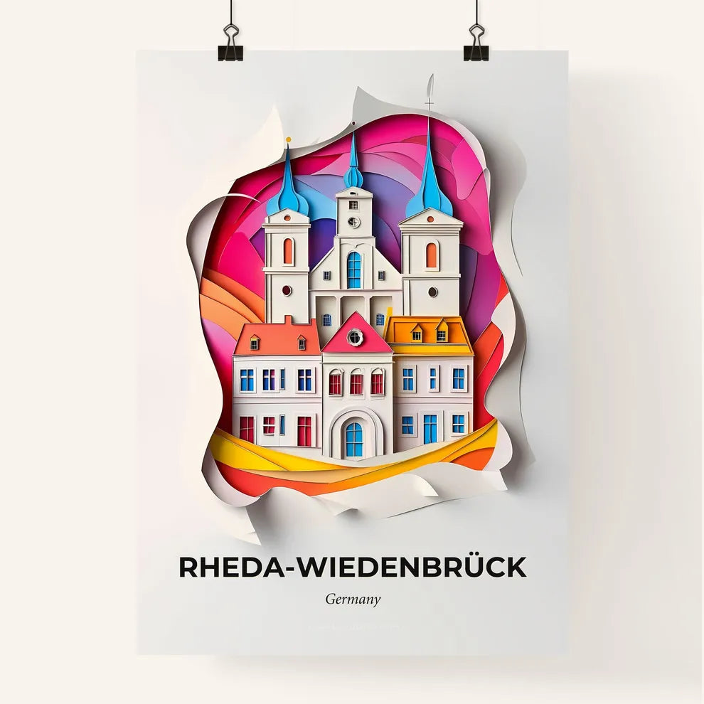 Vivid Rhed, Colorful Poster