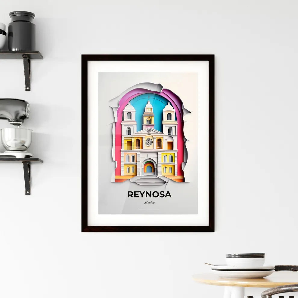 Vivid Reynosa, Mexico, Framed Wall Art