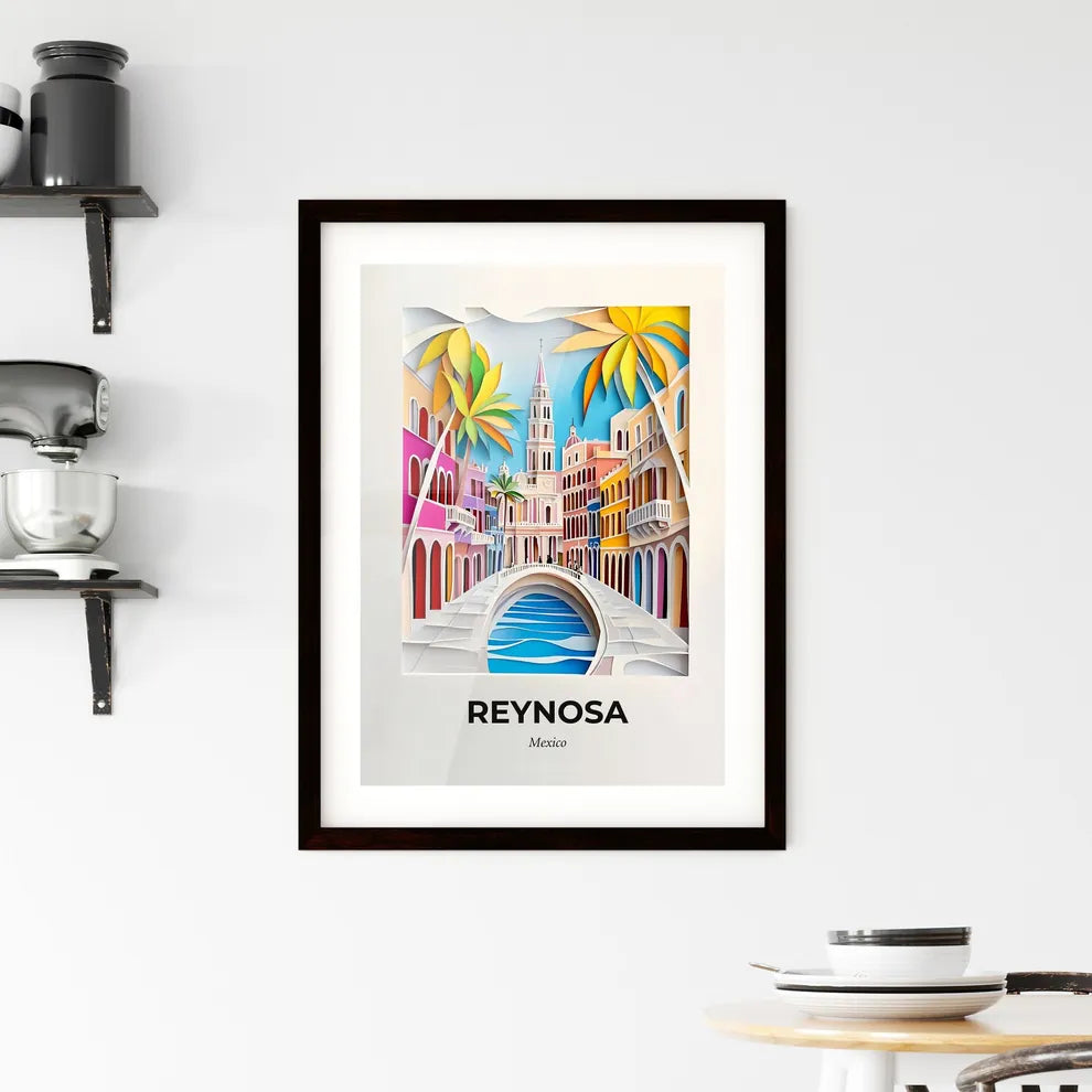 Vivid Reynosa, Mexico, Framed Wall Art