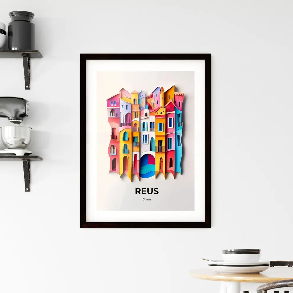 Vivid Reus, Spain, Framed Wall Art