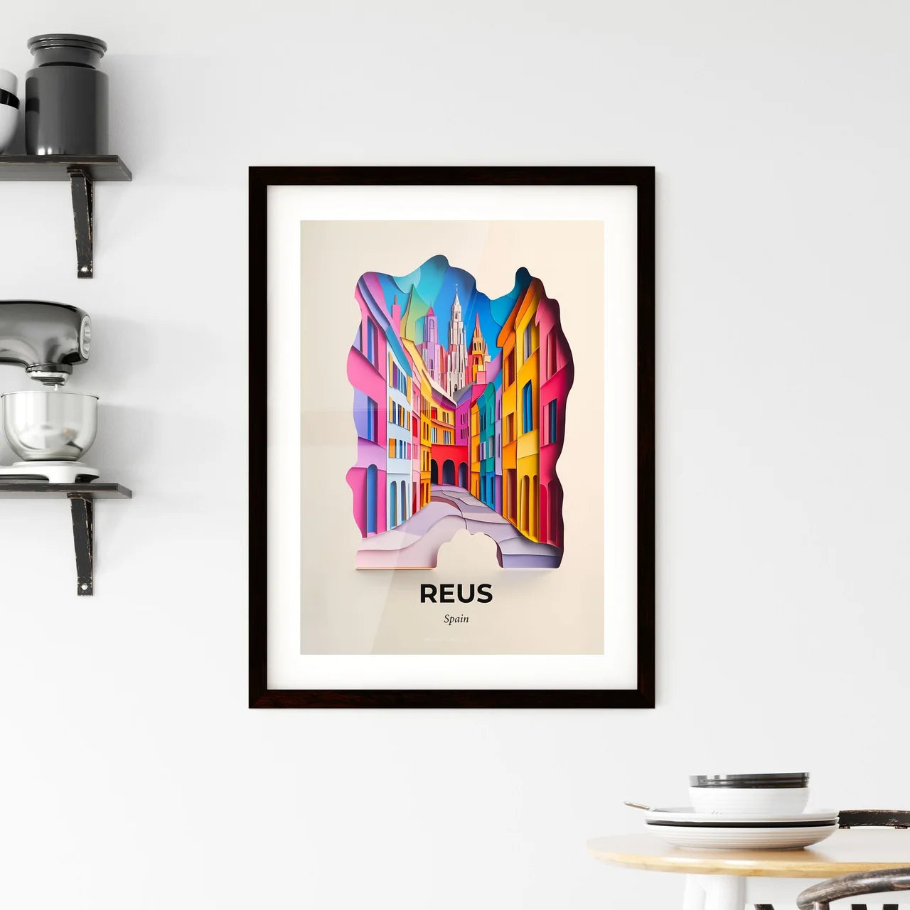 Vivid Reus, Spain, Framed Wall Art