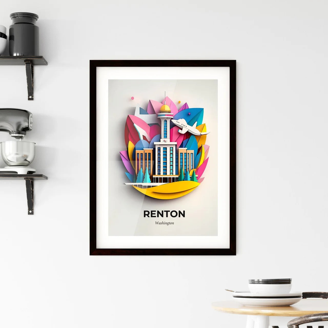 Vivid Renton, Washington, Framed Wall Art