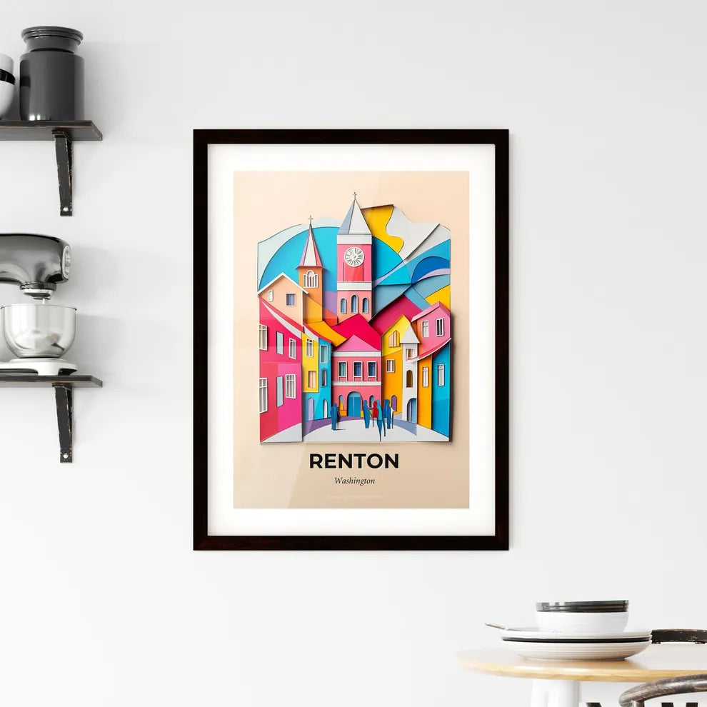 Vivid Renton, Washington, Framed Wall Art