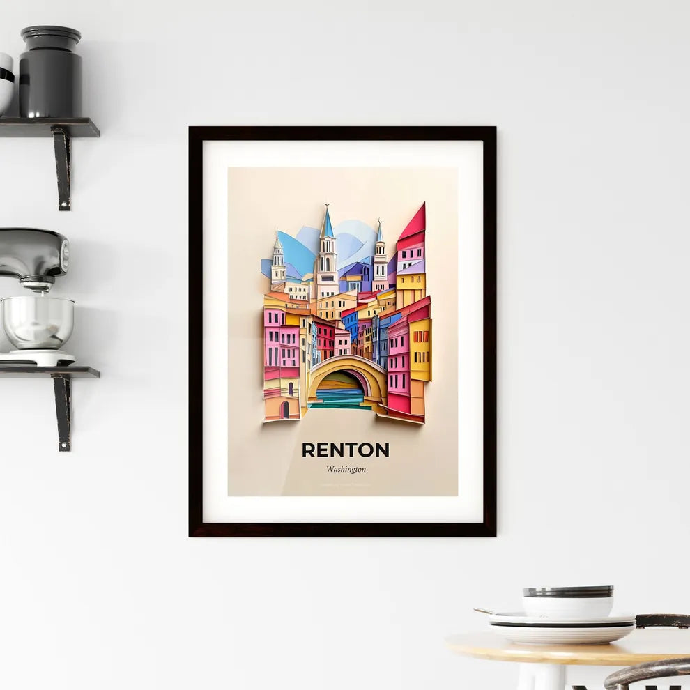 Vivid Renton, Washington, Framed Wall Art