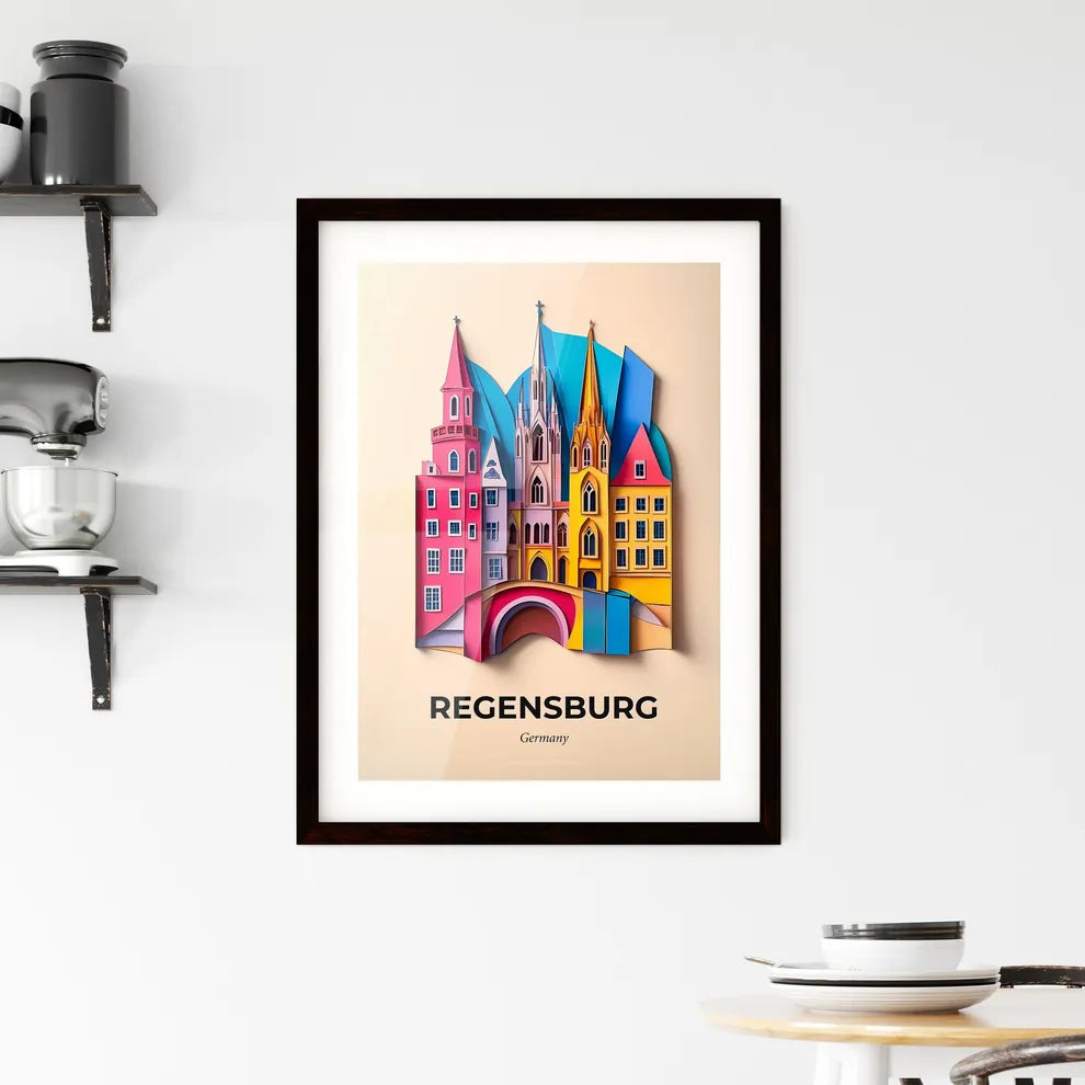 Vivid Regensburg, Germany, Framed Wall Art