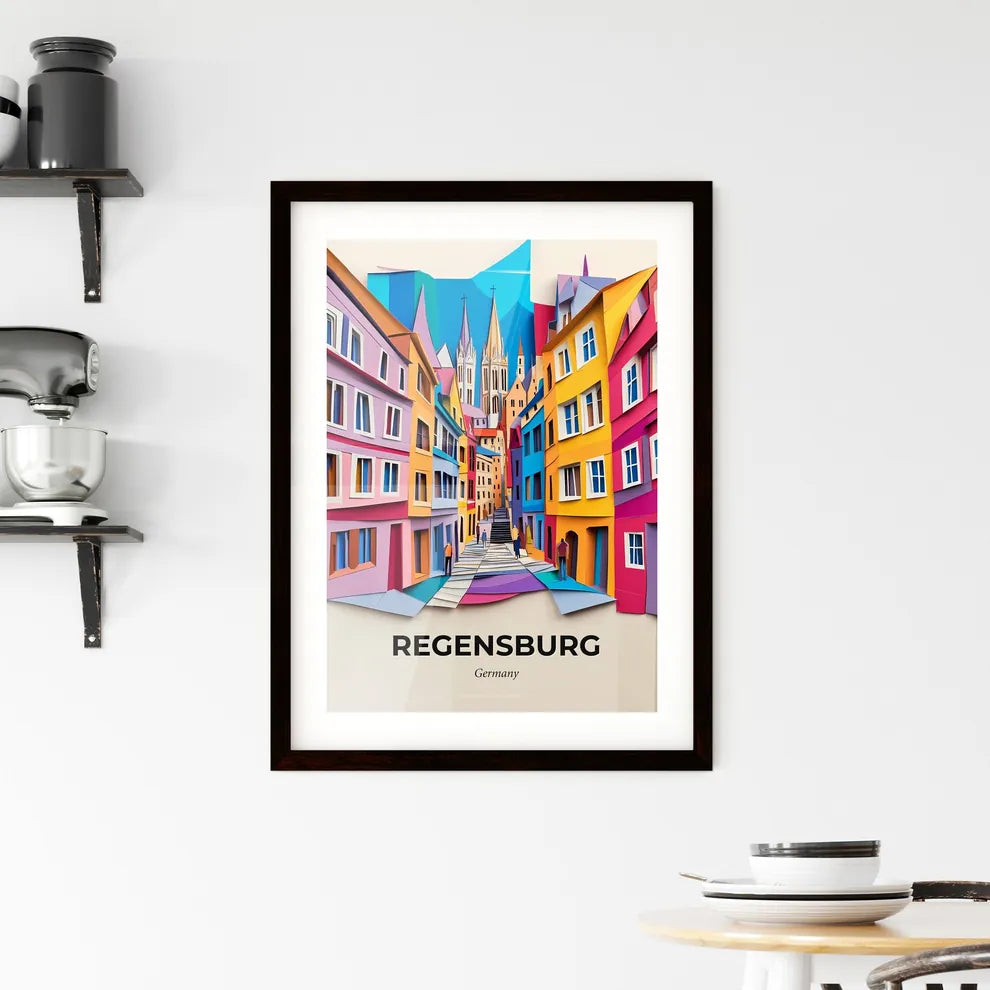 Vivid Regensburg, Germany, Framed Wall Art