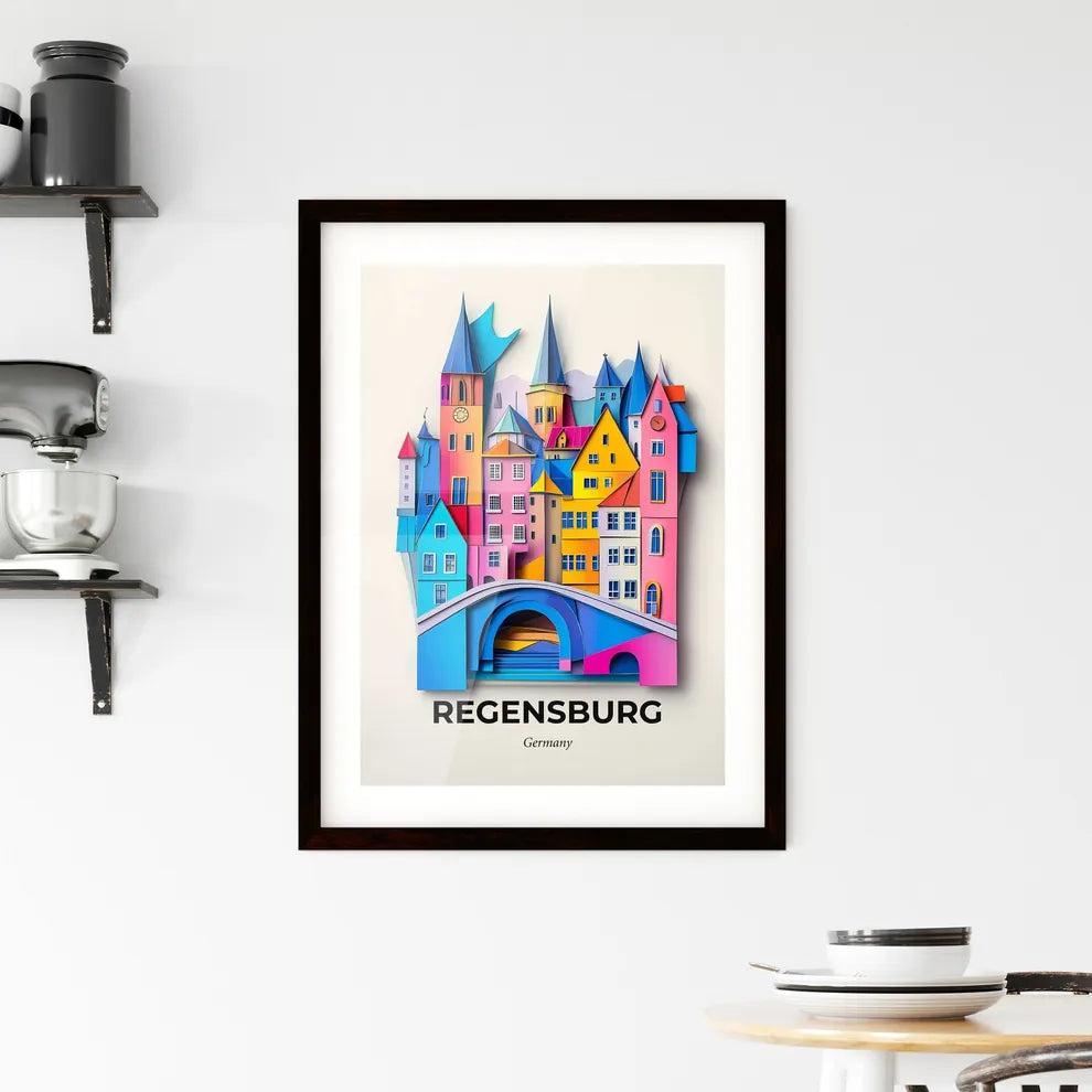 Vivid Regensburg, Germany, Framed Wall Art