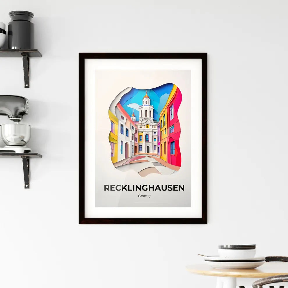Vivid Recklinghausen, Germany, Framed Wall Art