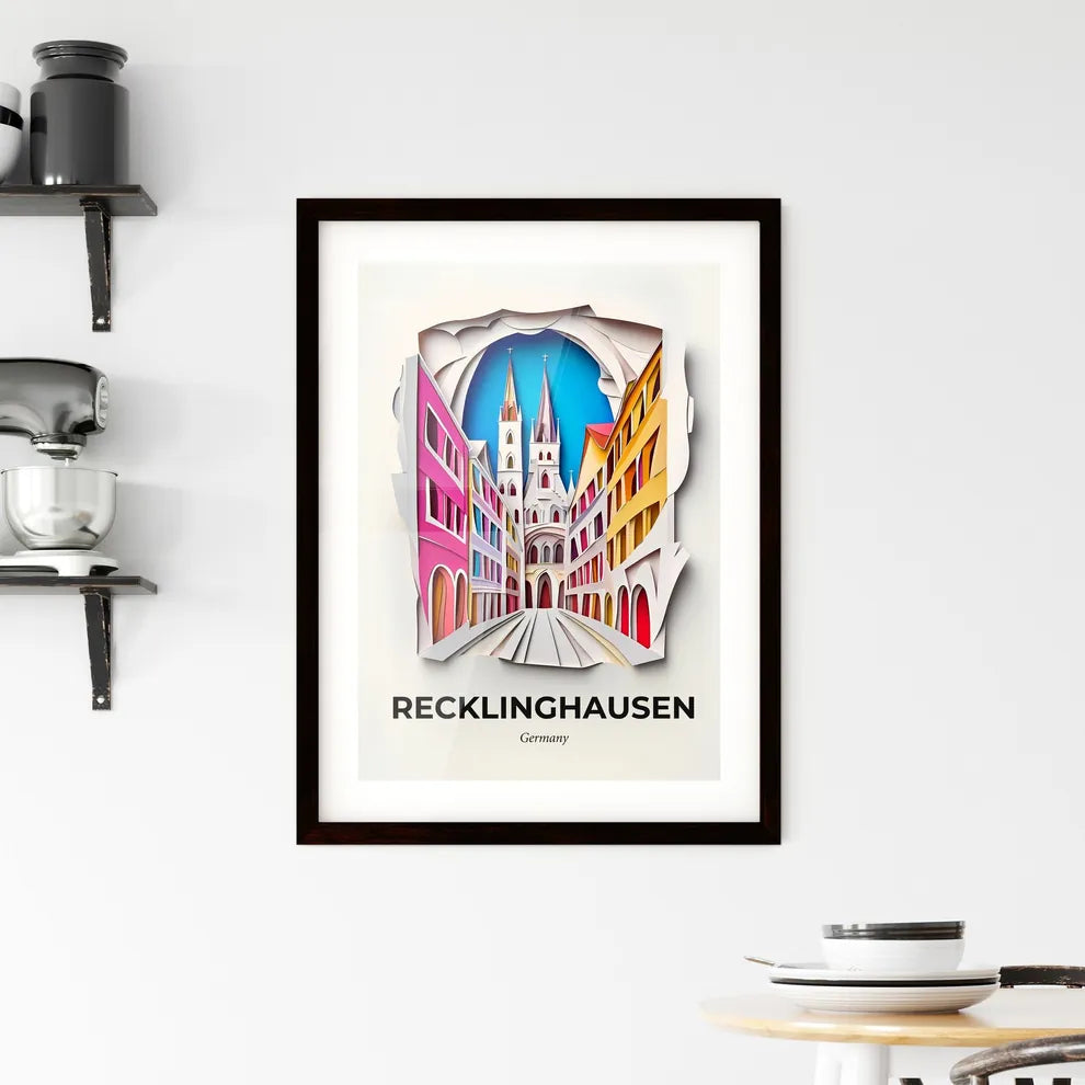 Vivid Recklinghausen, Germany, Framed Wall Art