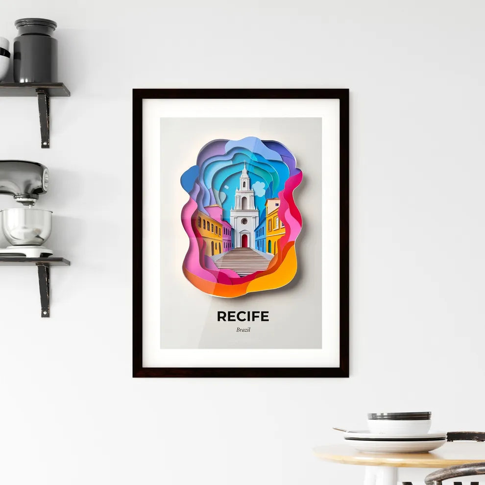 Vivid Recife, Brazil, Framed Wall Art