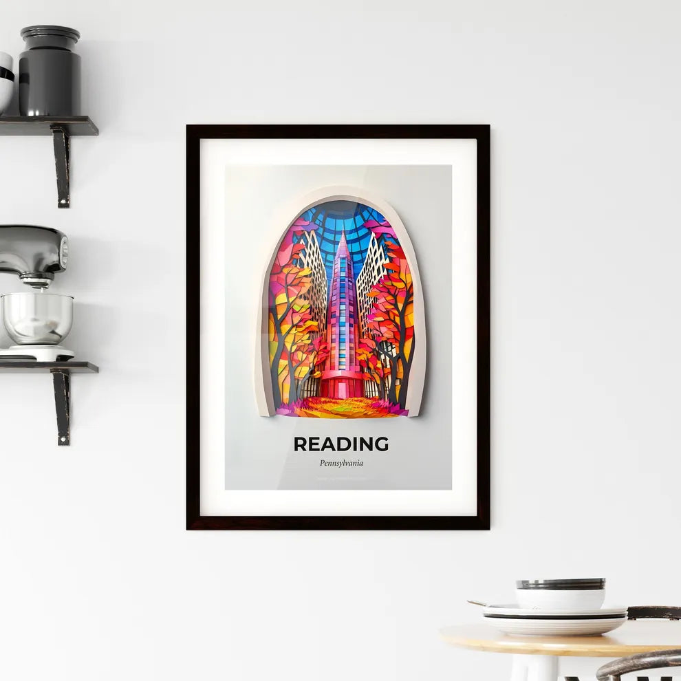 Vivid Reading Framed Print
