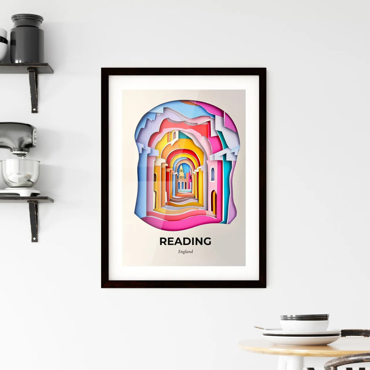Vivid Reading, England, Framed Wall Art