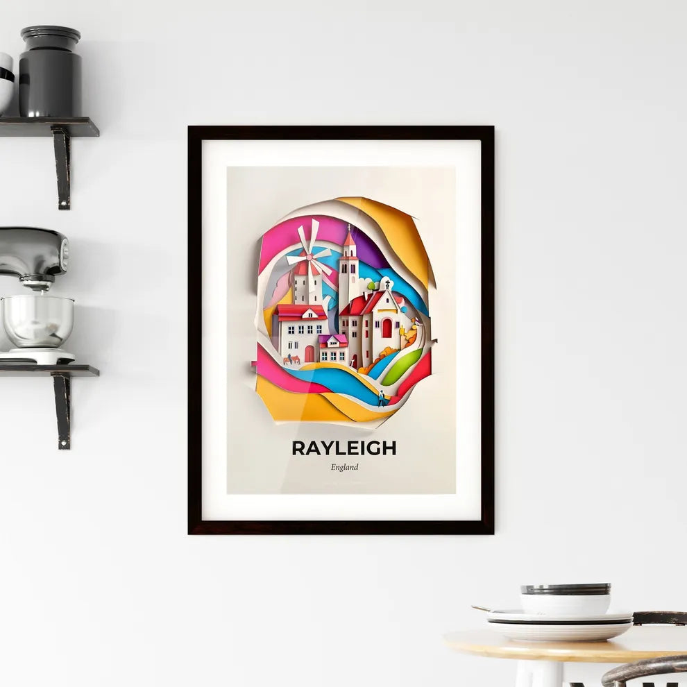 Vivid Rayleigh, England, Framed Wall Art
