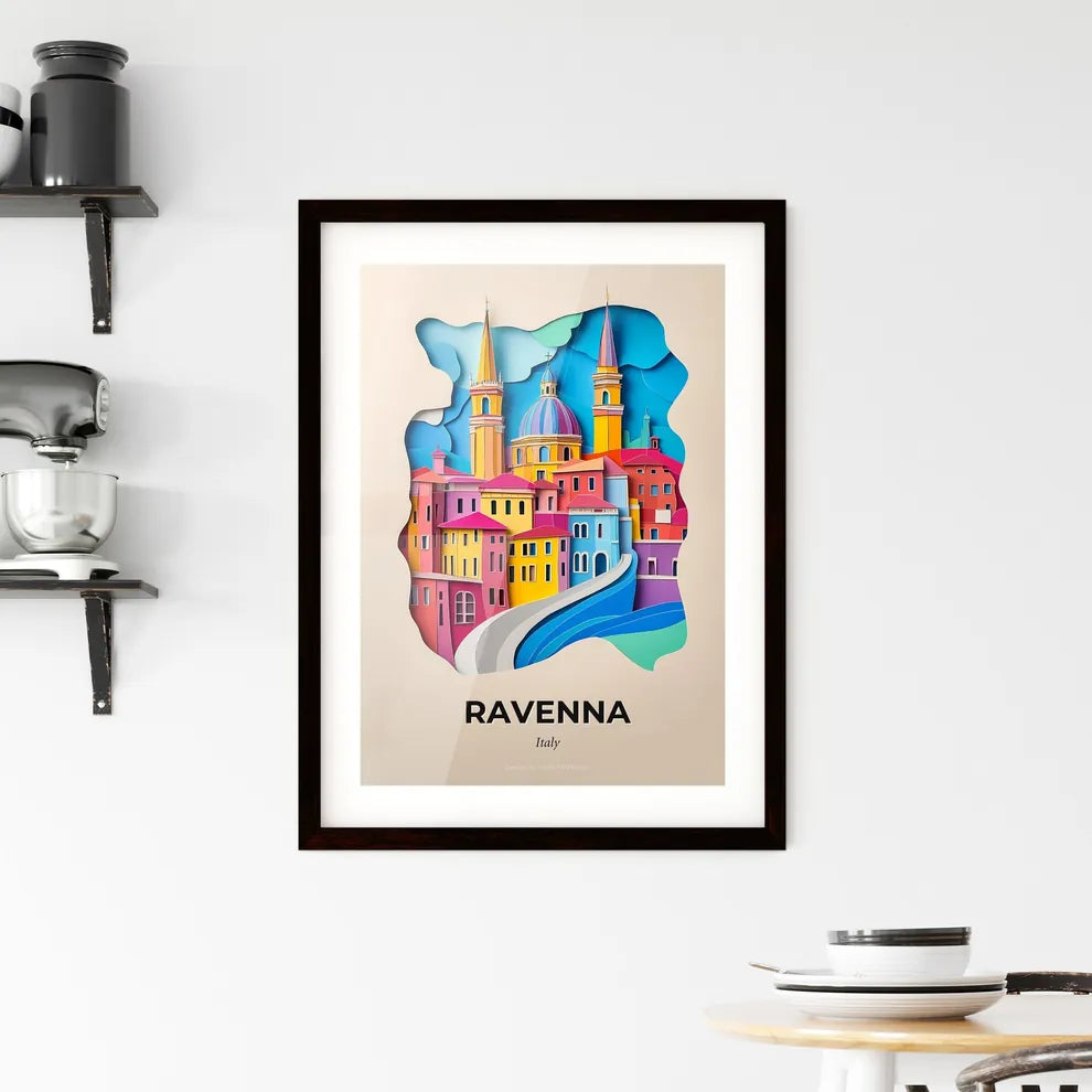 Vivid Ravenna, Italy, Framed Wall Art