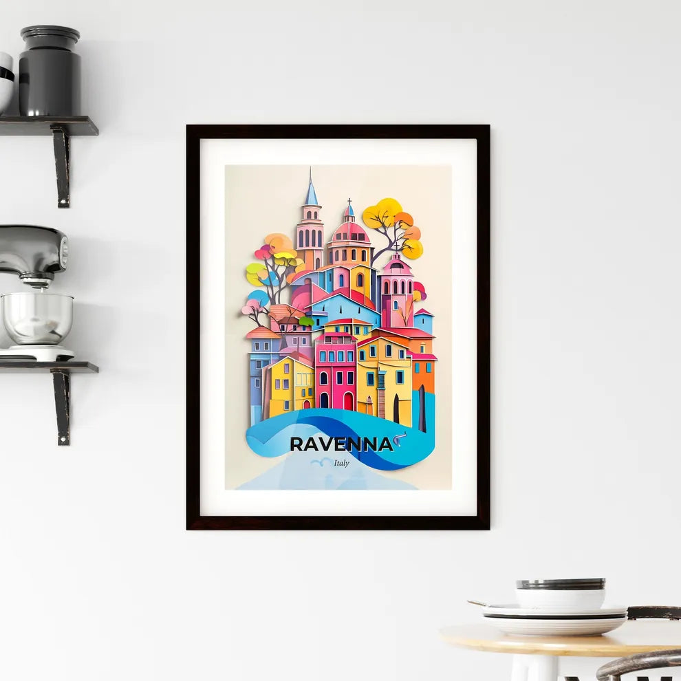 Vivid Ravenna, Italy, Framed Wall Art