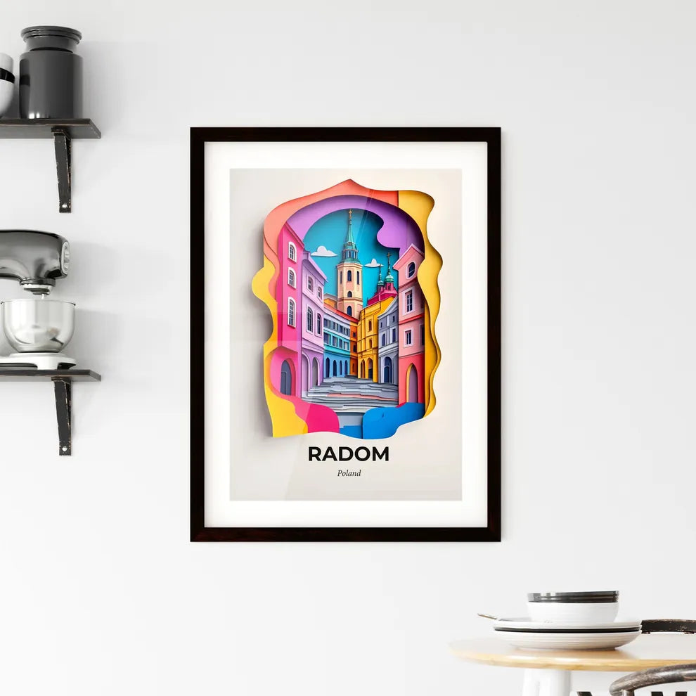Vivid Radom, Poland, Framed Wall Art