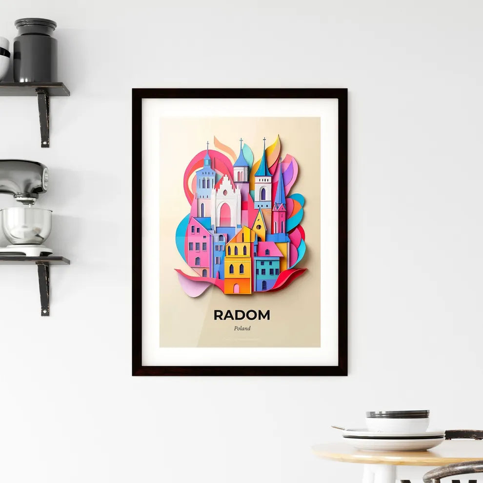 Vivid Radom, Poland, Framed Wall Art