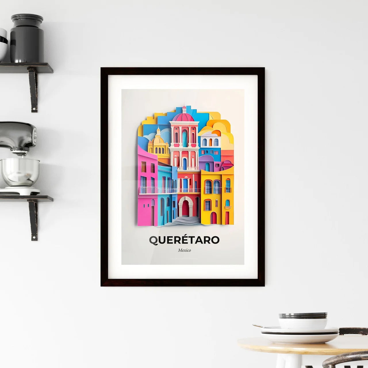 Vivid Querétaro, Mexico, Framed Wall Art