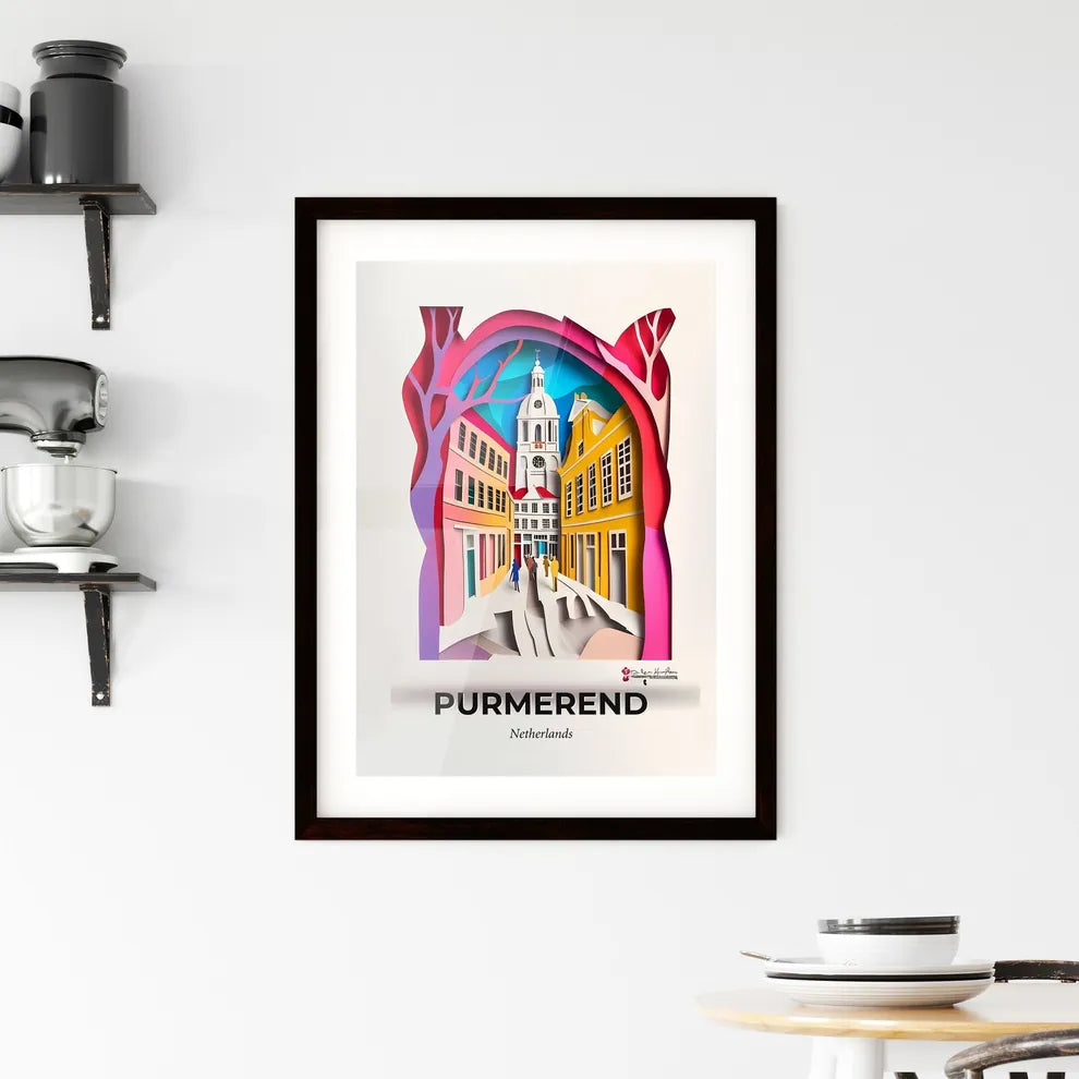 Vivid Purmerend, Netherlands, Framed Wall Art