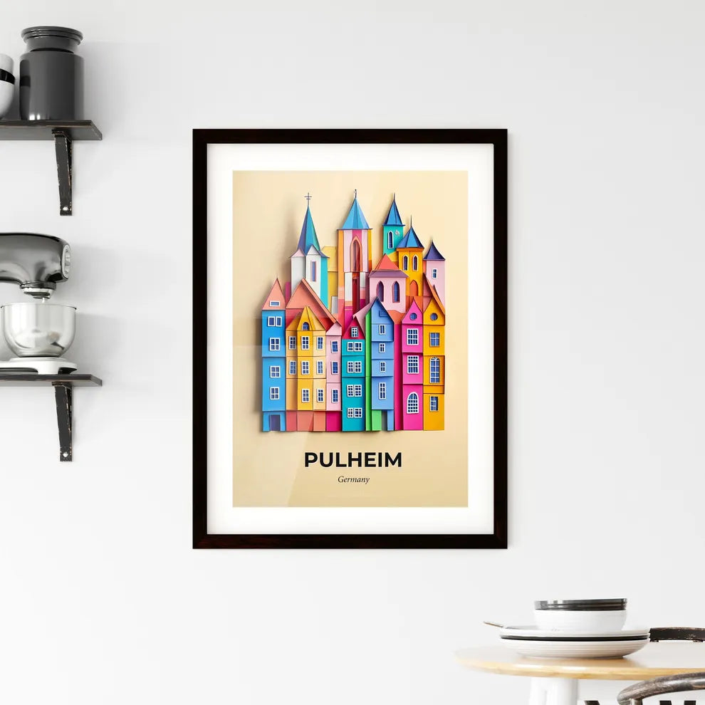 Vivid Pulheim, Germany, Framed Wall Art