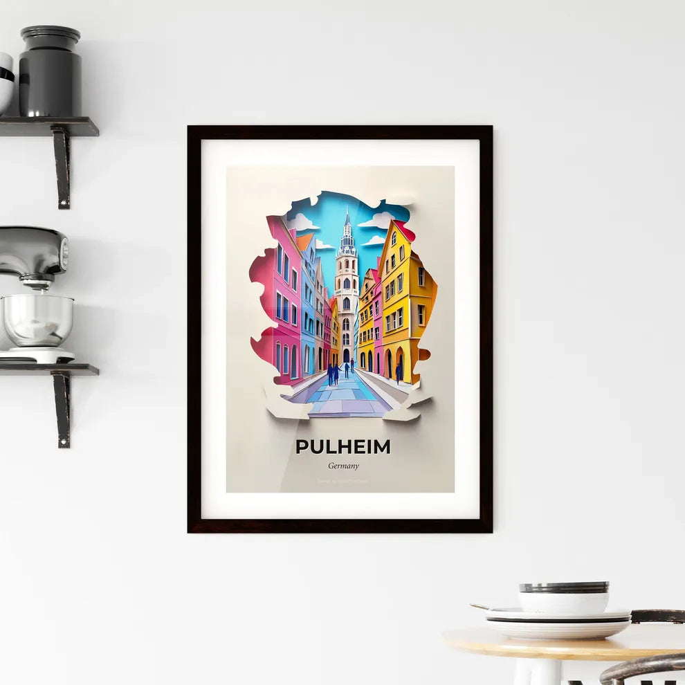 Vivid Pulheim, Germany, Framed Wall Art