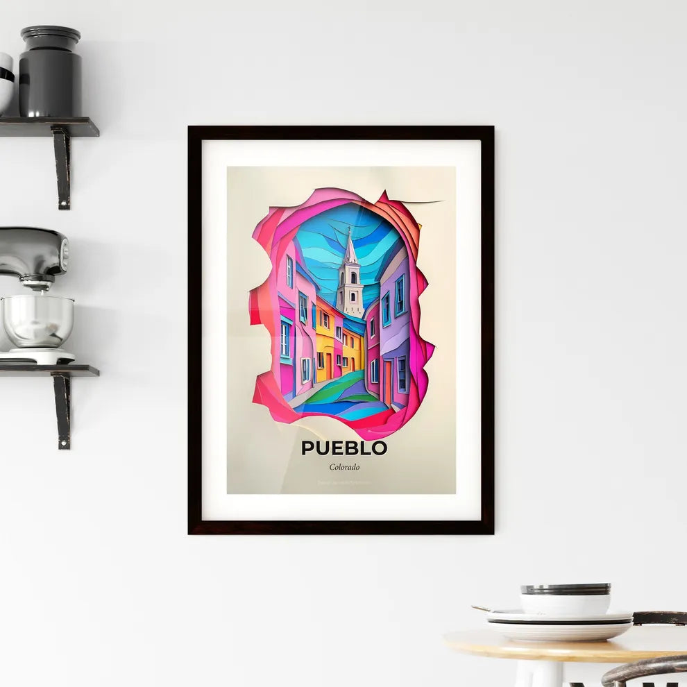 Vivid Pueblo, Colorado, Framed Wall Art
