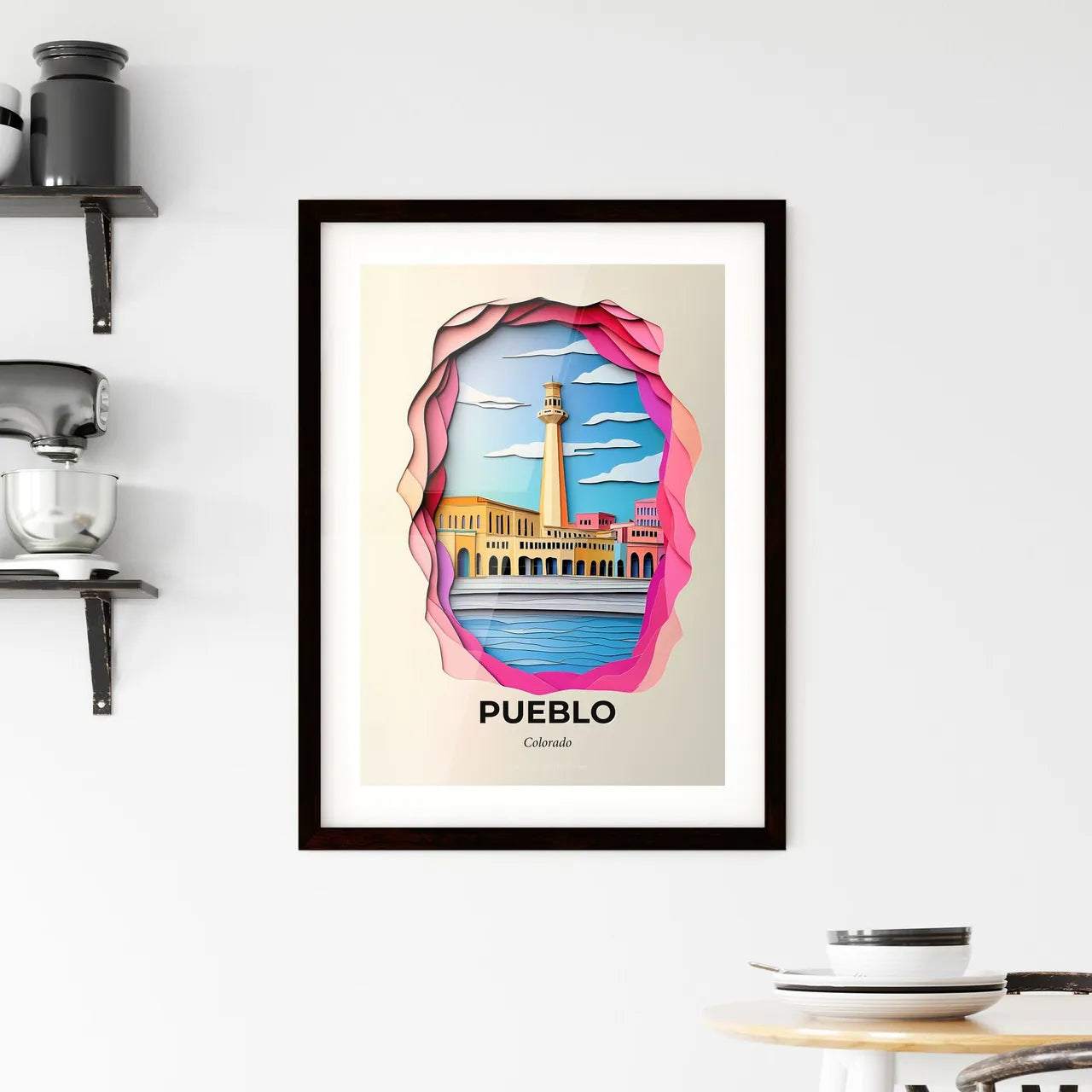 Vivid Pueblo, Colorado, Framed Wall Art