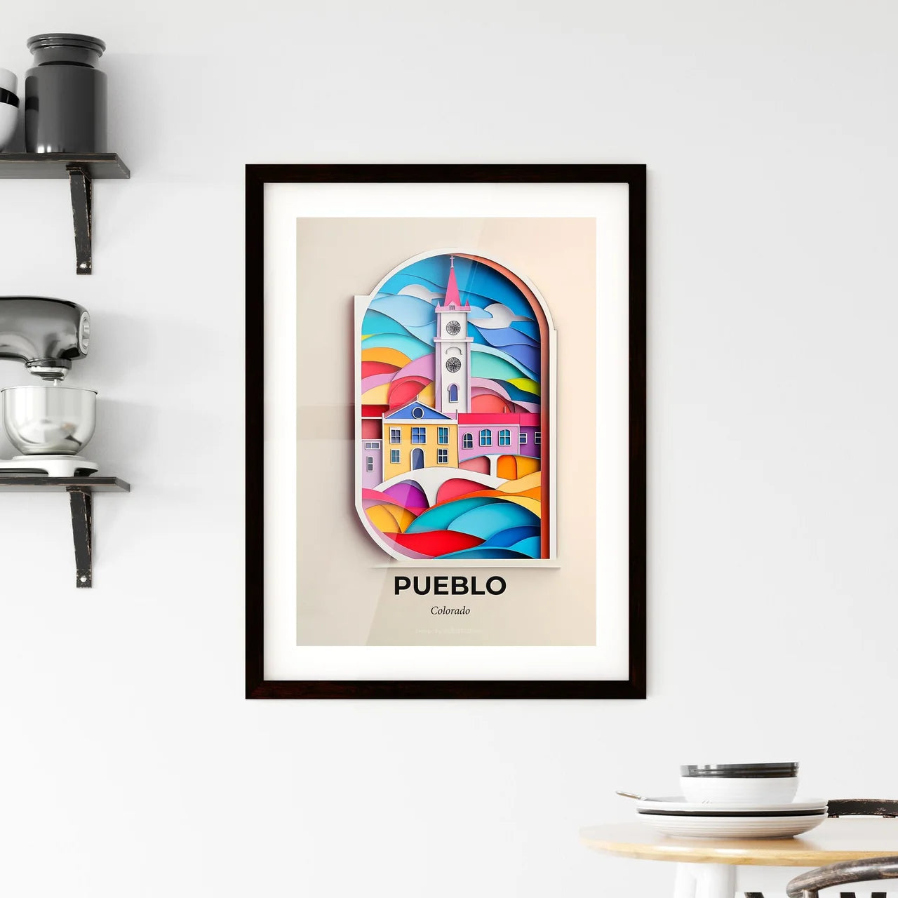 Vivid Pueblo, Colorado, Framed Wall Art