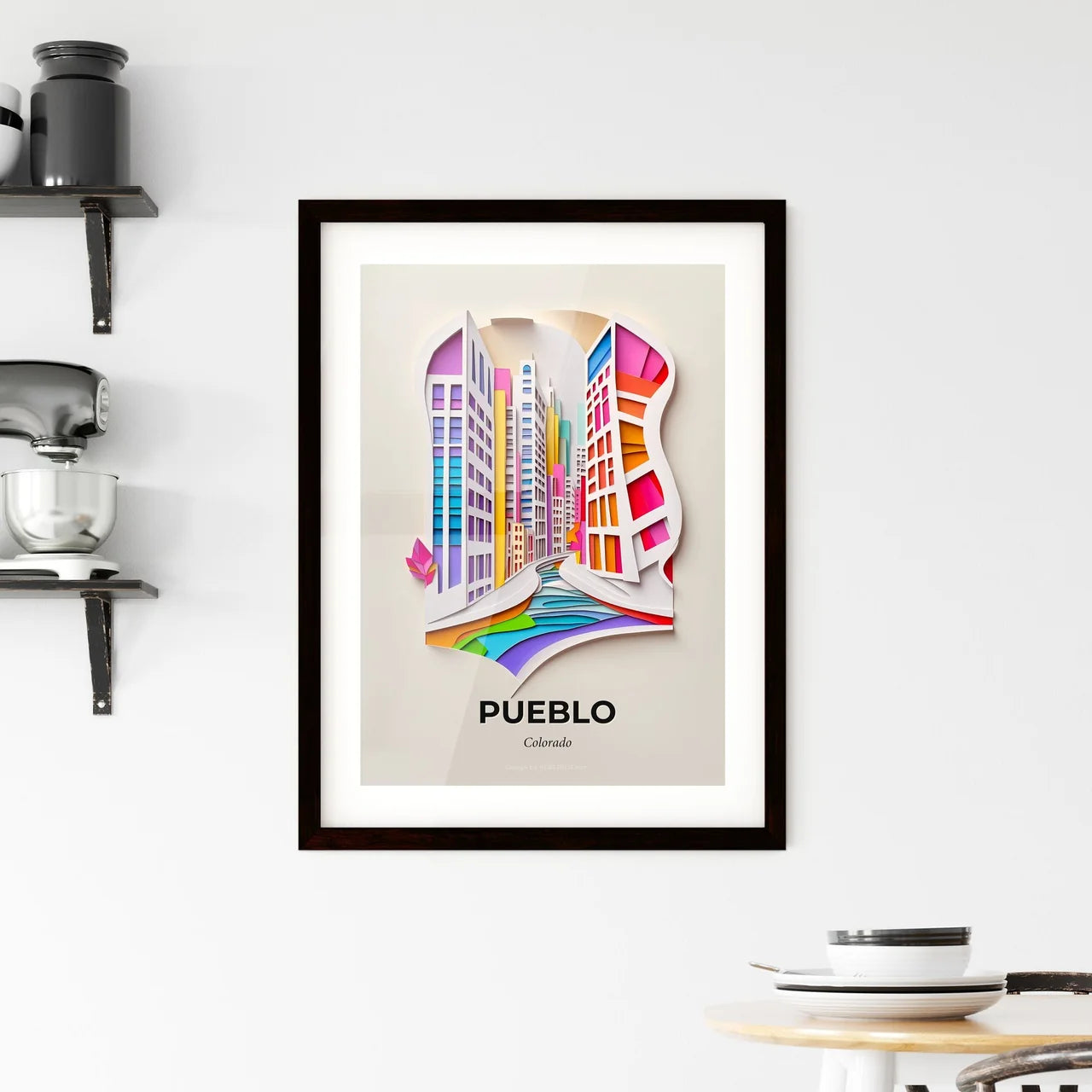Vivid Pueblo, Colorado, Framed Wall Art