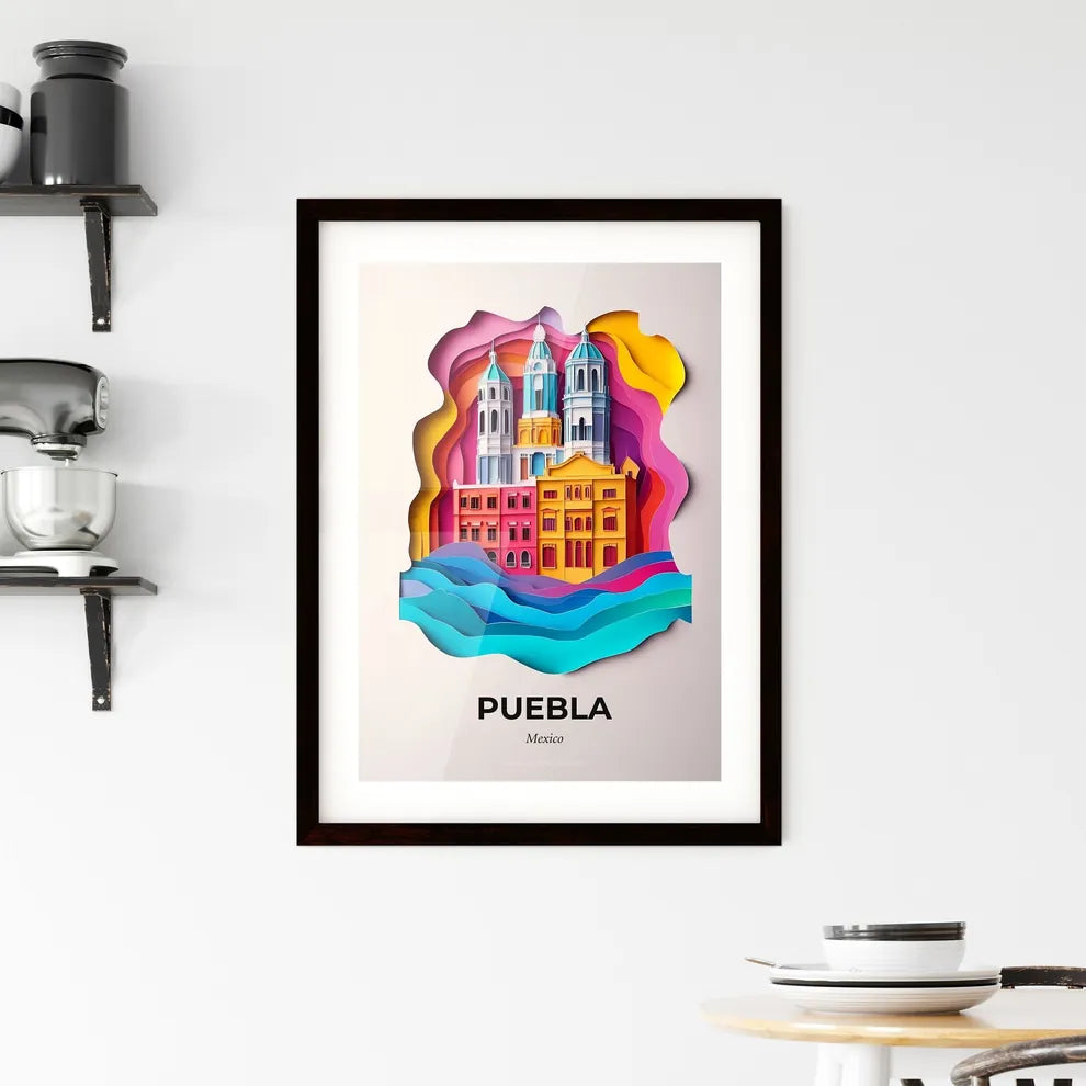 Vivid Puebla, Mexico, Framed Wall Art