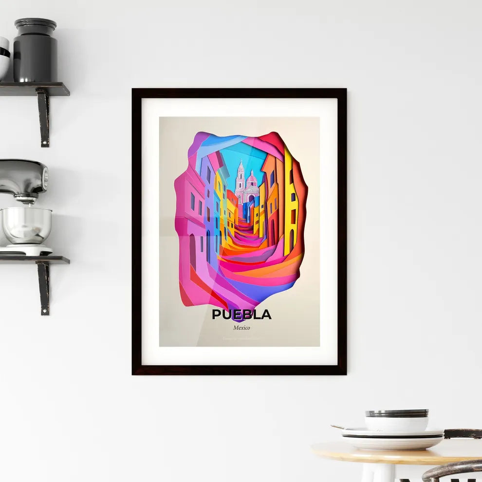Vivid Puebla, Mexico, Framed Wall Art