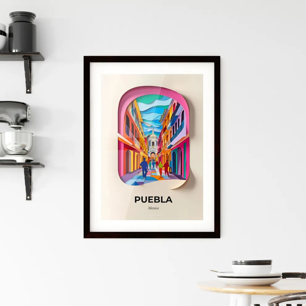Vivid Puebla, Mexico, Framed Wall Art