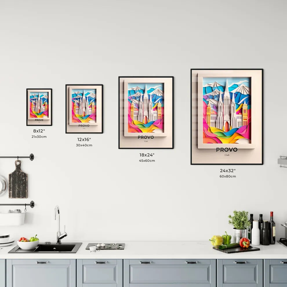 Vivid Provo, Utah, Kitchen Art