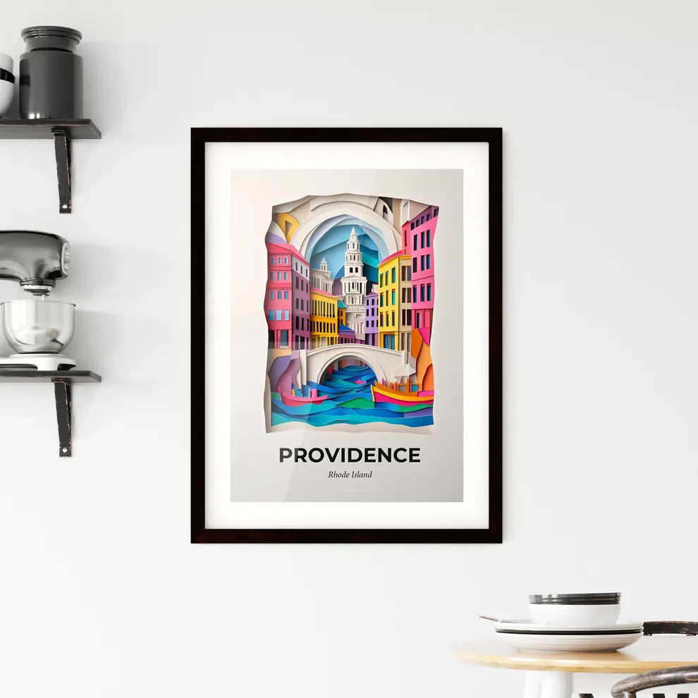 Vivid Providence, Rhode Island, Framed Wall Art