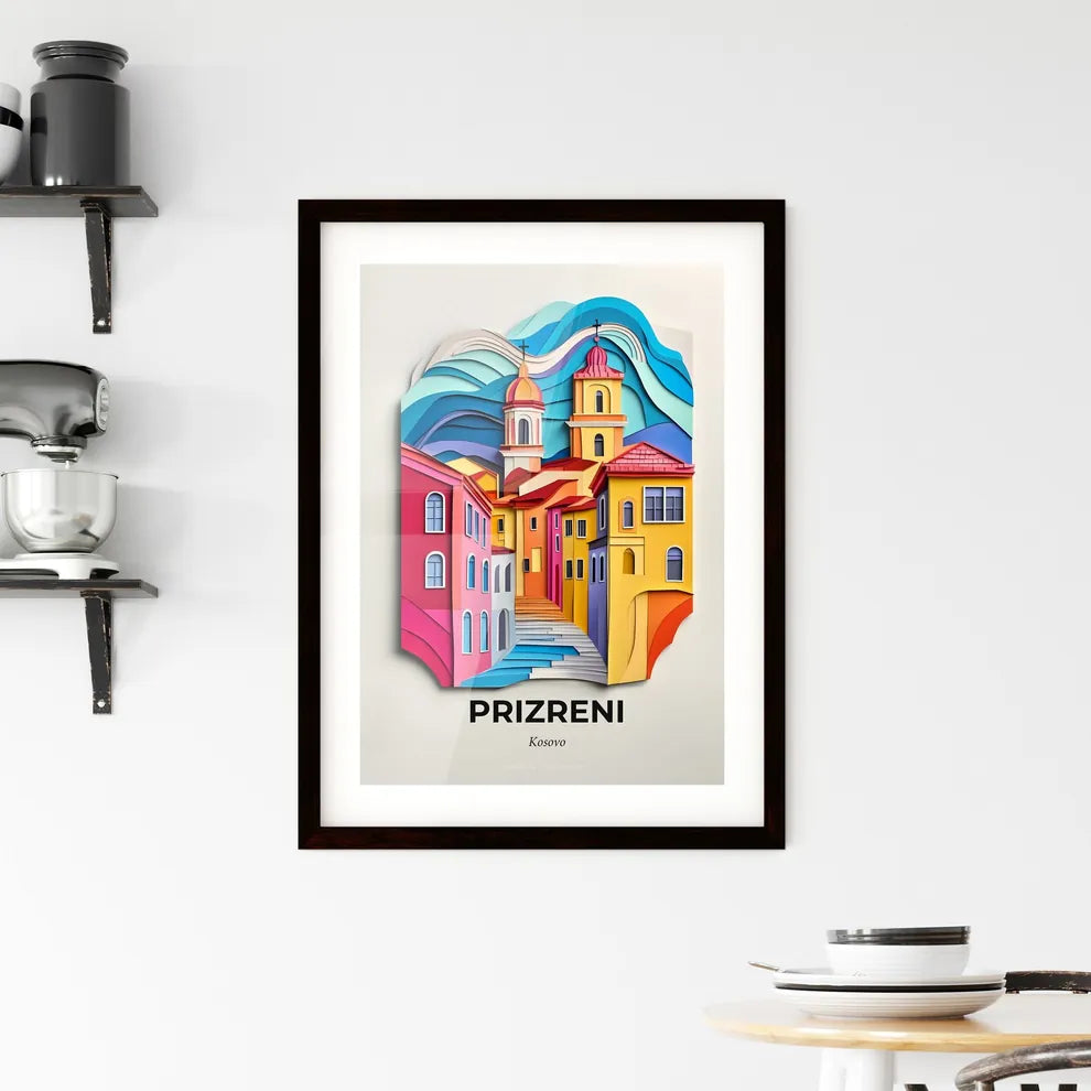Vivid Prizreni / Prizren, Kosovo, Framed Wall Art
