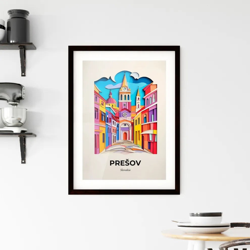 Vivid Prešov, Slovakia, Framed Wall Art