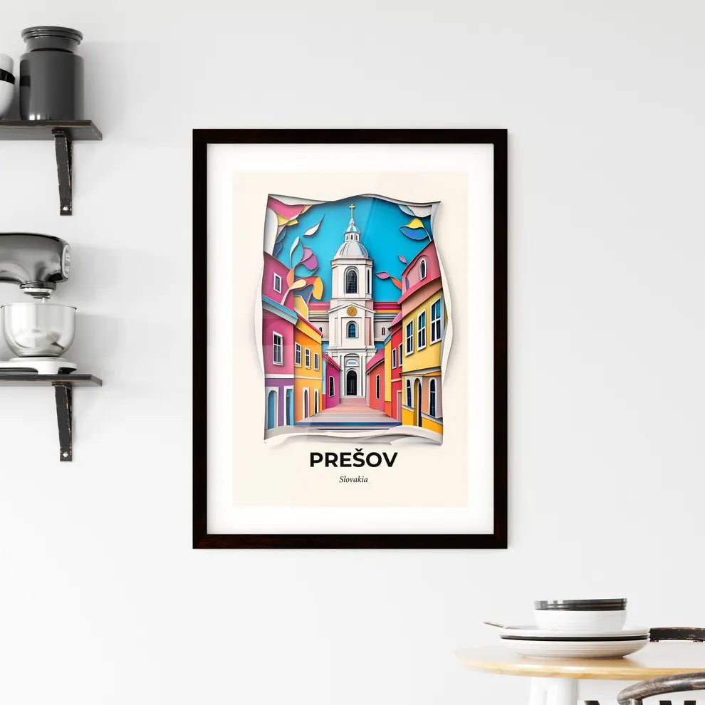 Vivid Prešov, Slovakia, Framed Wall Art