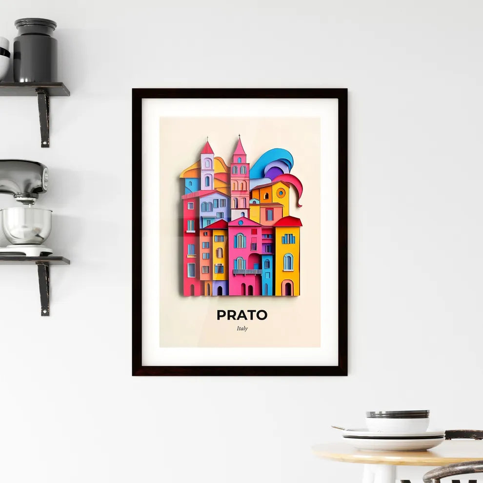 Vivid Prato, Italy, Framed Wall Art