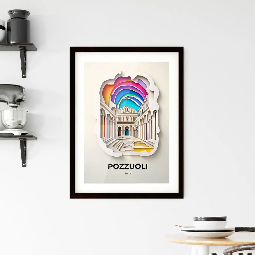 Vivid Pozzuoli, Italy, Framed Wall Art