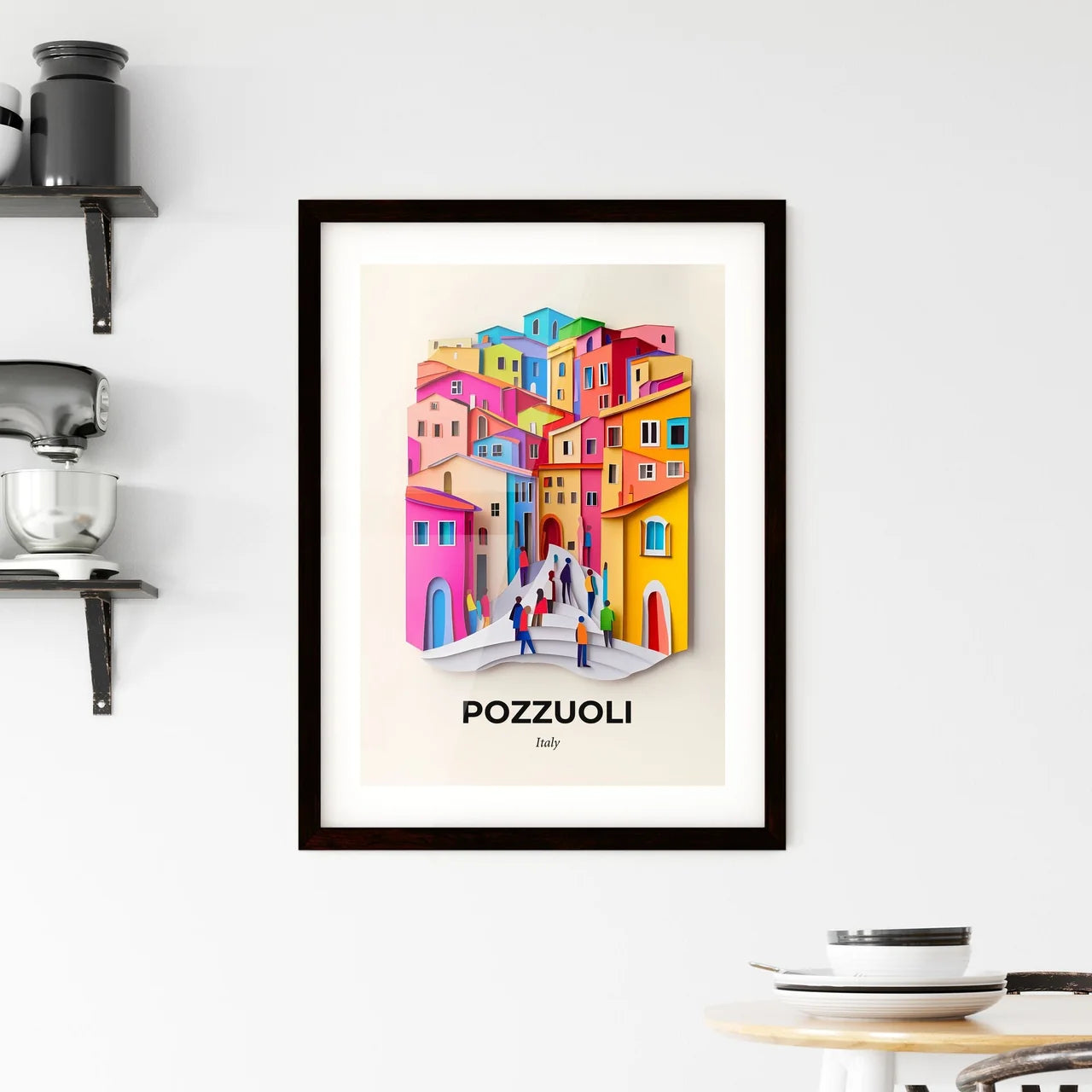 Vivid Pozzuoli, Italy, Framed Wall Art