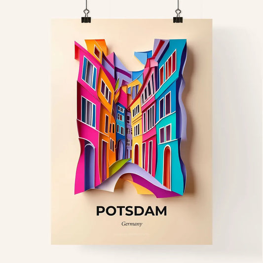 Vivid Potsdam, Germany, Colorful Poster