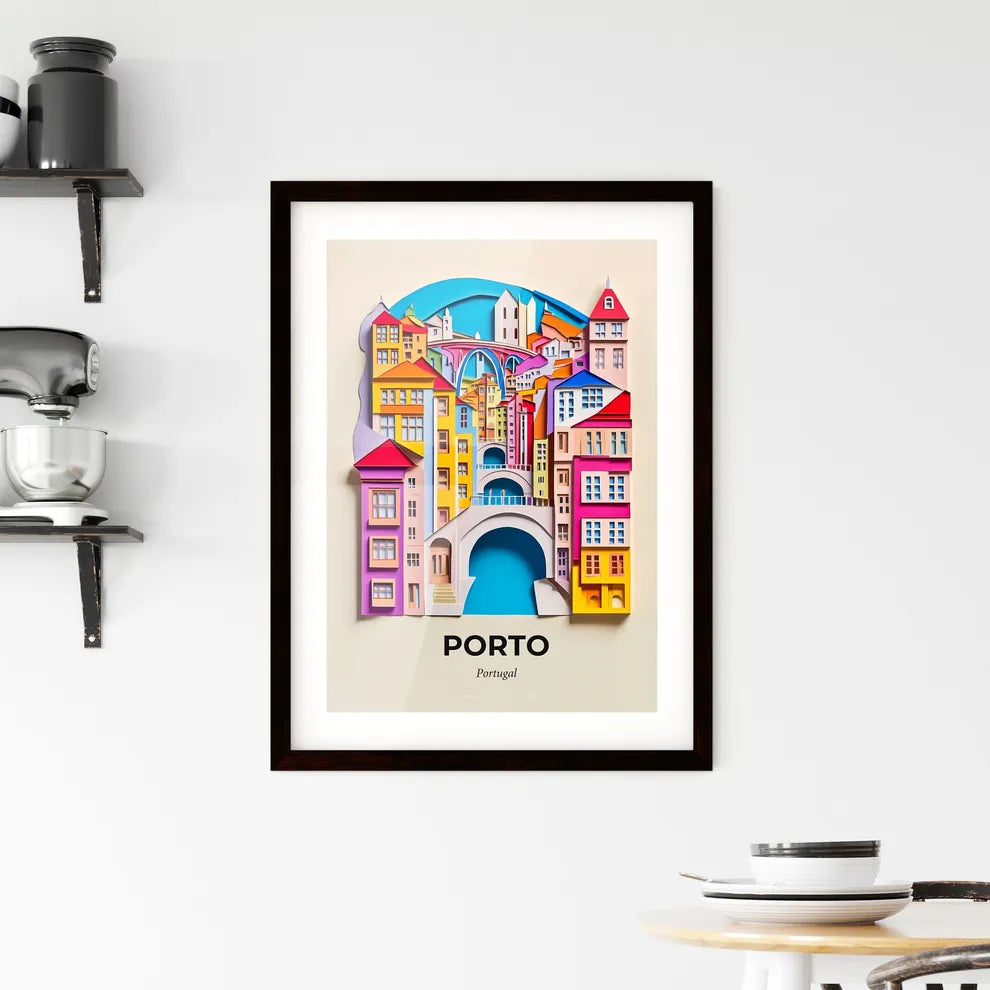 Vivid Porto, Portugal, Framed Wall Art