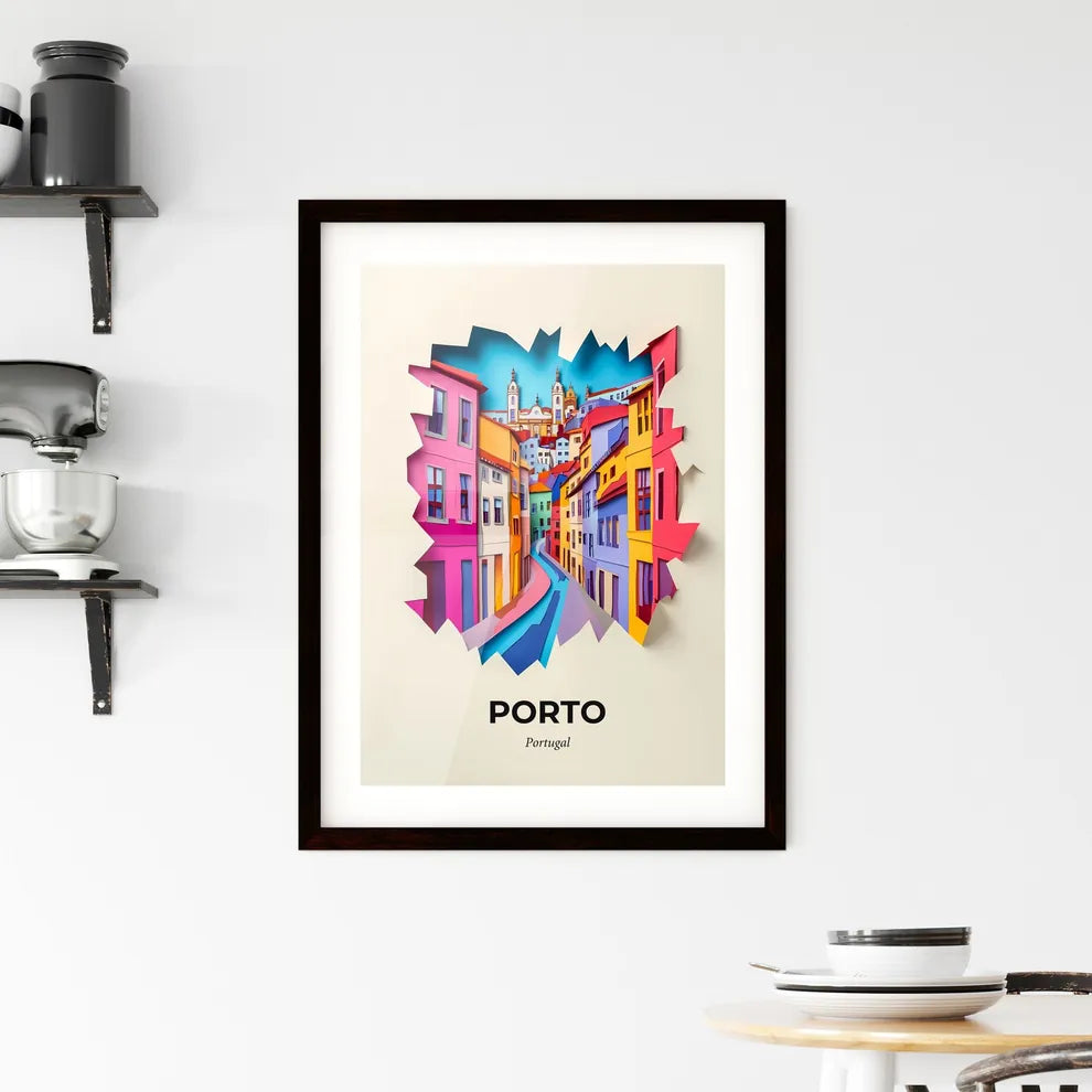 Vivid Porto, Portugal, Framed Wall Art